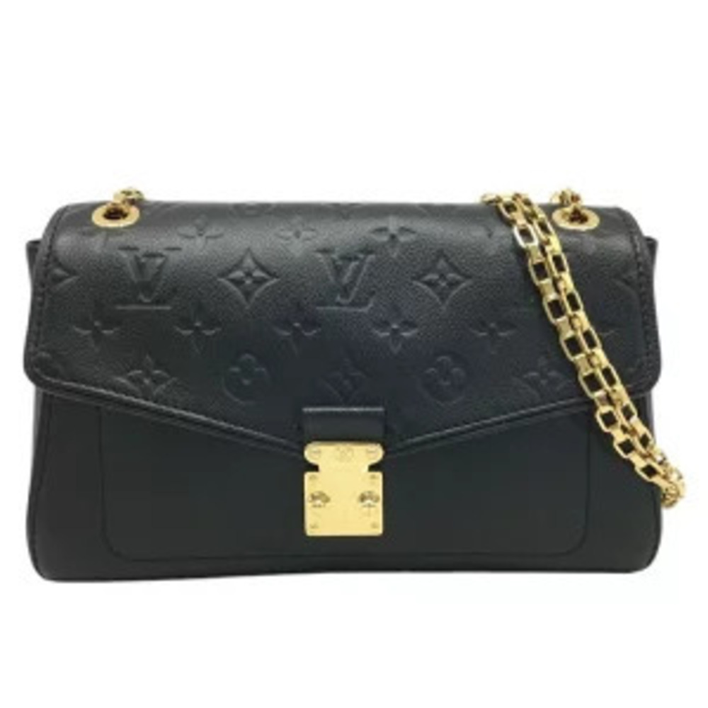 LOUIS VUITTON Saint Germain Chain Shoulder Bag Handbag Monogram Empreinte Black